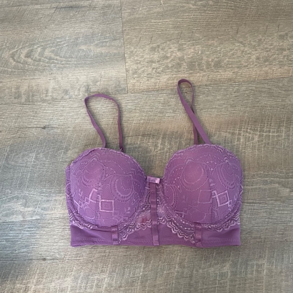 2 NWT strapless pink &black bra  34d - Picture 10 of 10